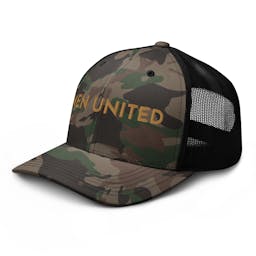 Camouflage trucker hat - camouflage-trucker-hat-camo-black-left-front-654a98fba48b4