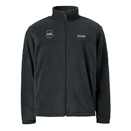 Unisex Columbia fleece jacket - unisex-columbia-fleece-jacket-black-front-65e0041cd10d9