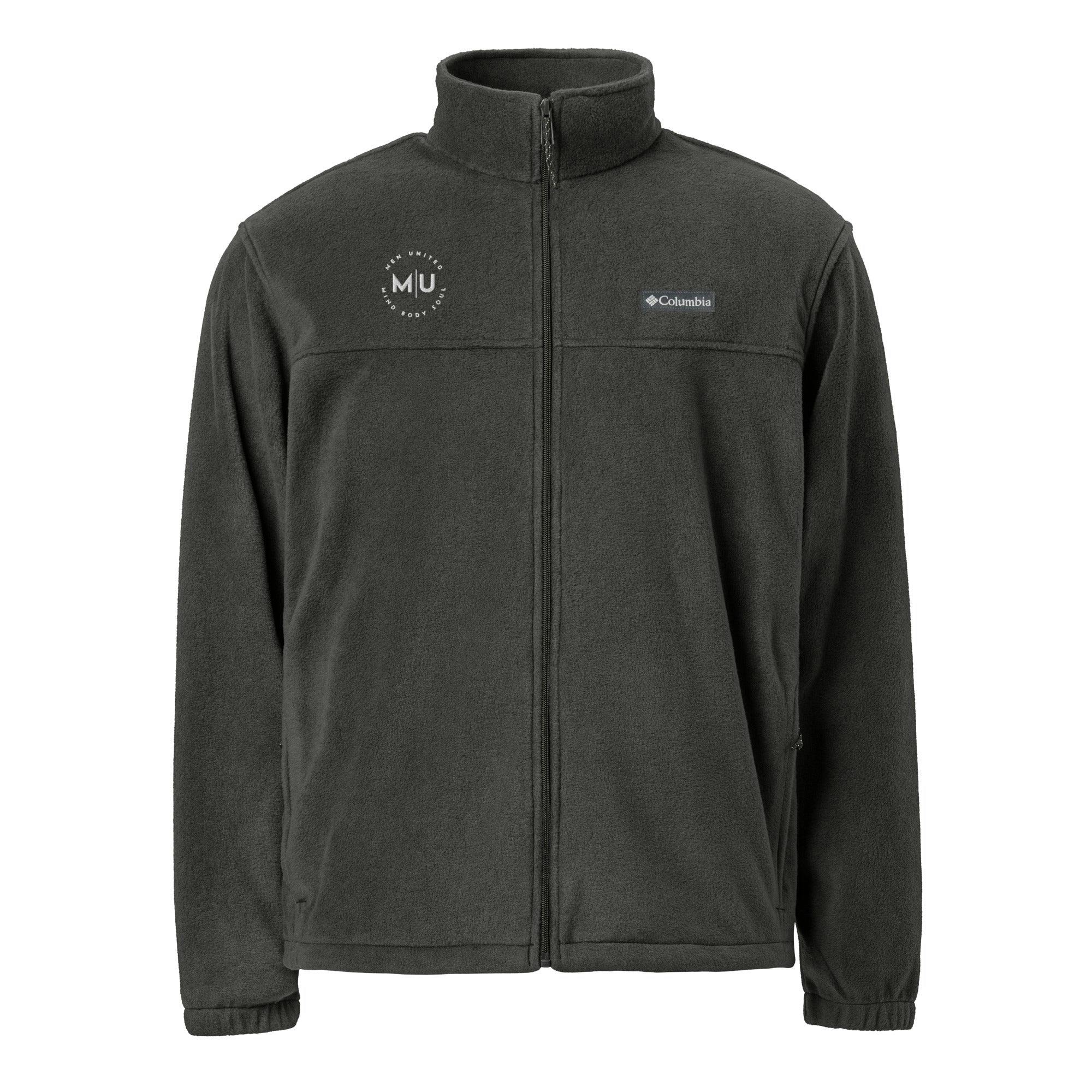 Unisex Columbia fleece jacket - unisex-columbia-fleece-jacket-charcoal-heather-front-65e0041c61cc5