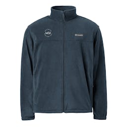 Unisex Columbia fleece jacket - unisex-columbia-fleece-jacket-collegiate-navy-front-65e0041cd122c