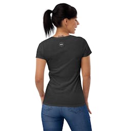 Women's short sleeve t-shirt - womens-fashion-fit-t-shirt-heather-dark-grey-back-653fd43a02522